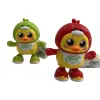 Red and green duck-shaped toys, children's educational plush soothing dolls Item Picture